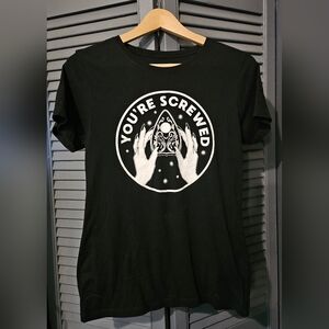 Black Ouija T-Shirt Size Medium